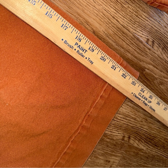 Madewell Womens 29  Emmett Wide-Leg Crop Pants Burnt orange high waisted - Picture 10 of 10